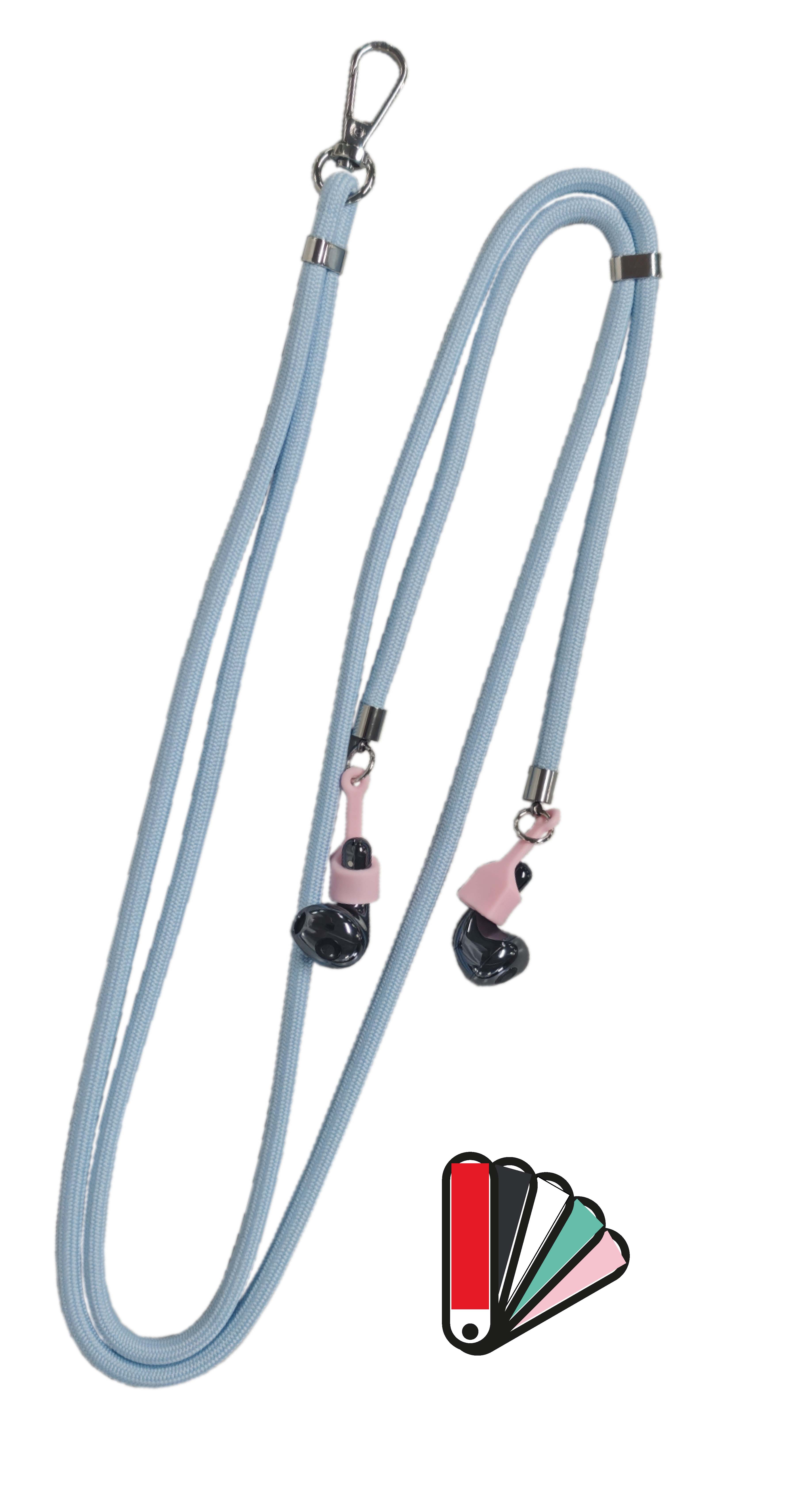 Cell phone cord chain with in-ear headphone holder