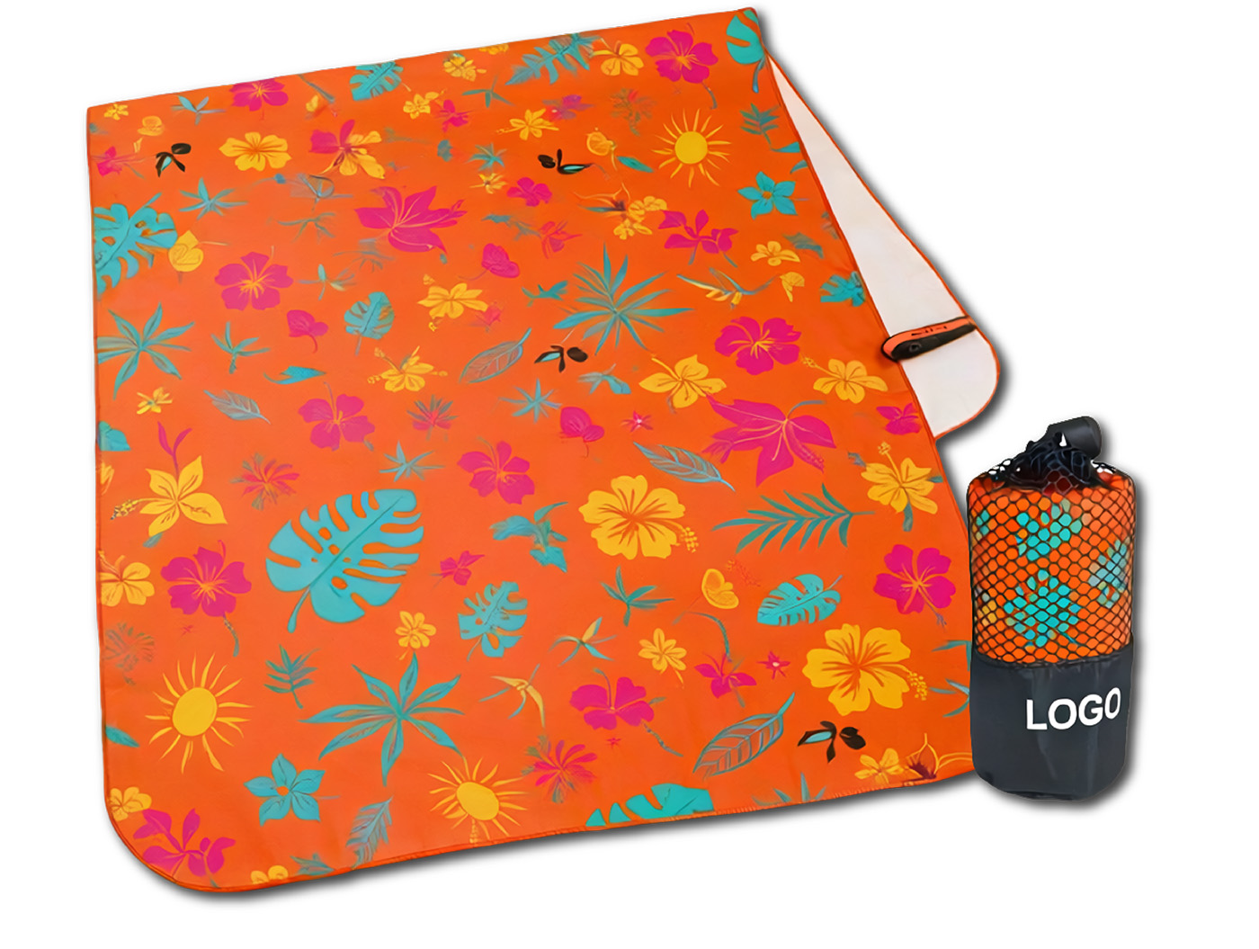 Mikrofaser Dusch- und Badehandtuch ViVO quickdry rPET