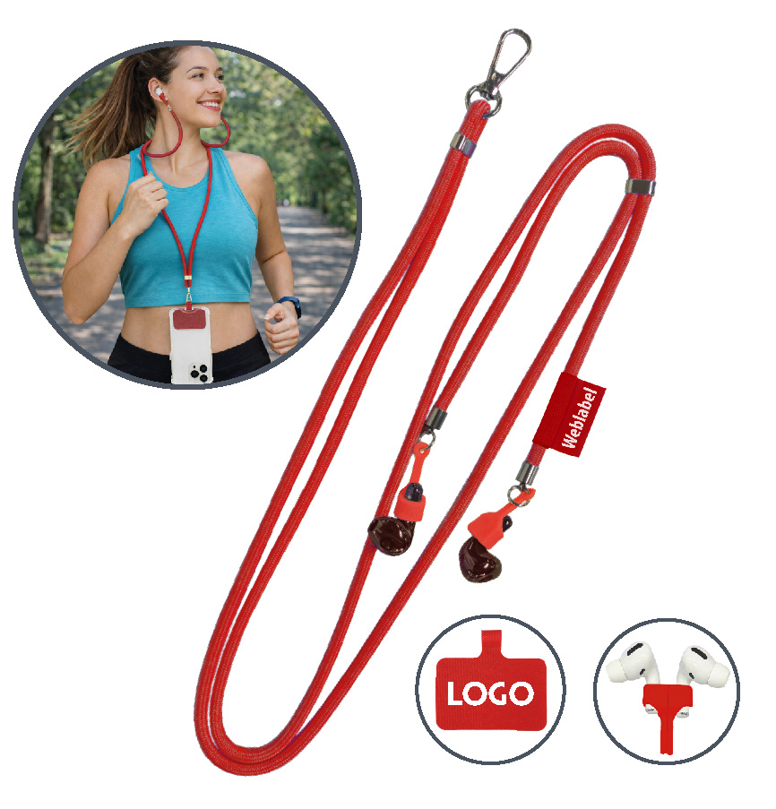 Handykette mit In-Ear Kopfhörer Halter Kopie